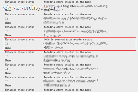 Nutanix Node is removed from metadata store 节点离线故障处置